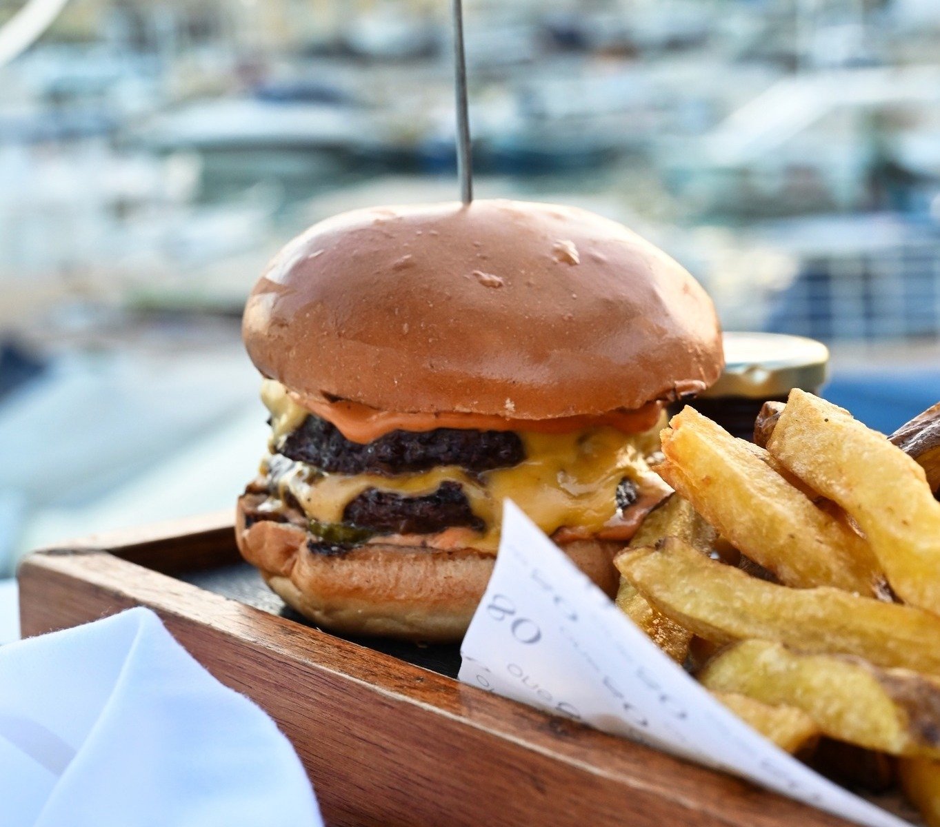 Best Burgers in Malta - One80 Kitchen at Mgarr Yacht Marina, Gozo