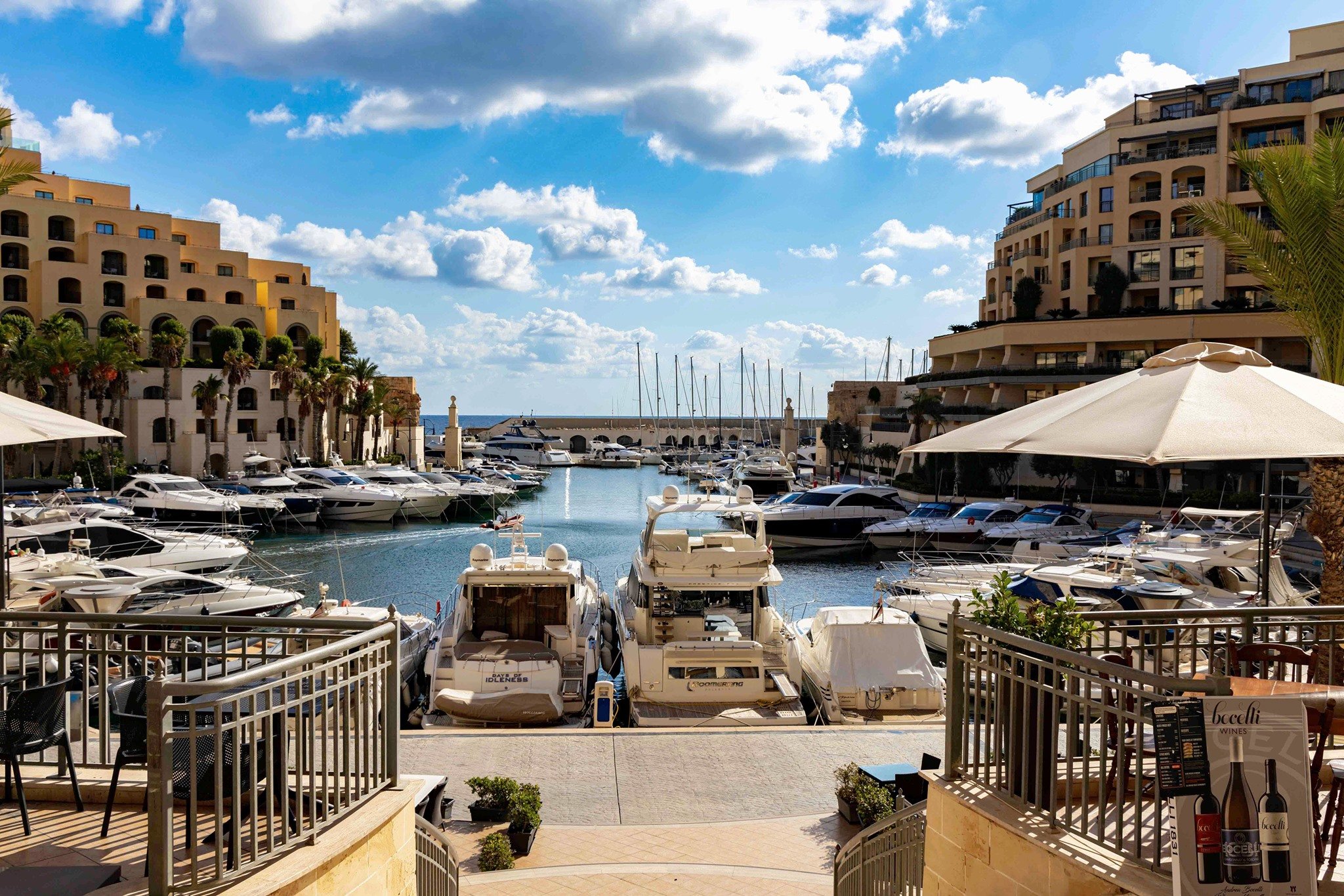 Marina Terrace Portomaso - Malta restaurants with a view