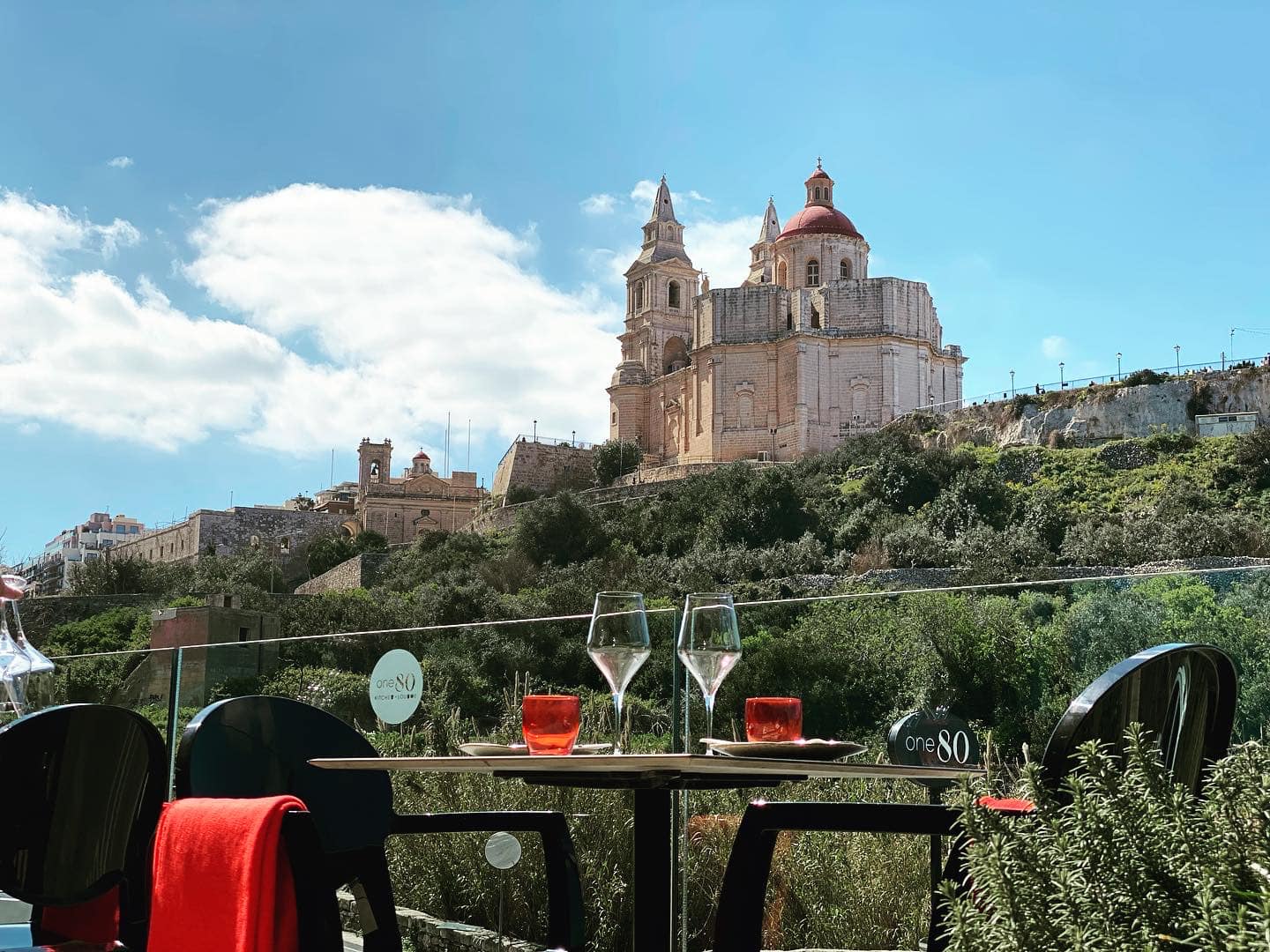 one80 Kitchen & Lounge - Malta restaurants with a view