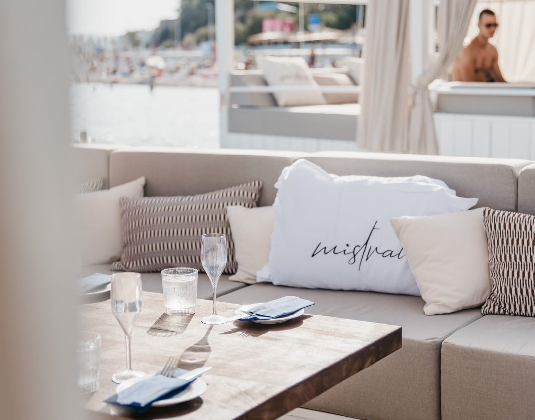 Mistral Beach Club - Restaurants with a view in Split