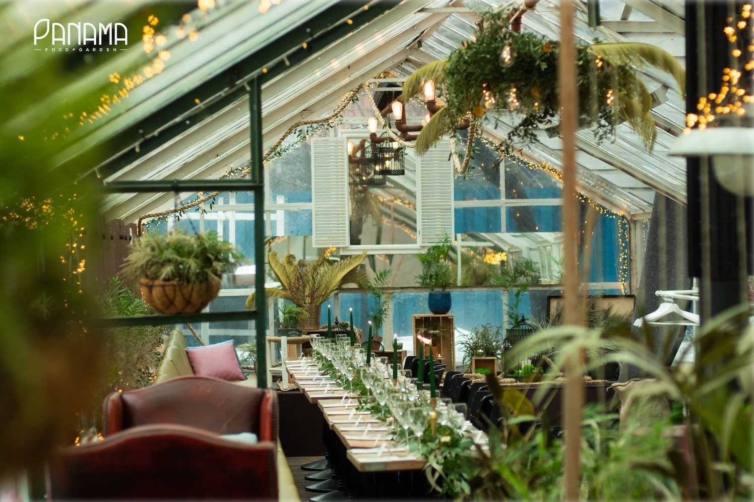 Panama Food Garden - greenhouse restaurant Vilnius