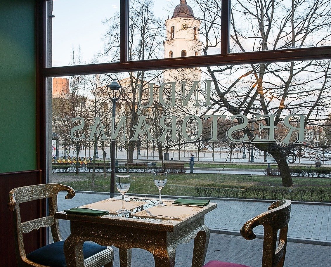 Sues Indian Raja - restaurants in Vilnius with a view.